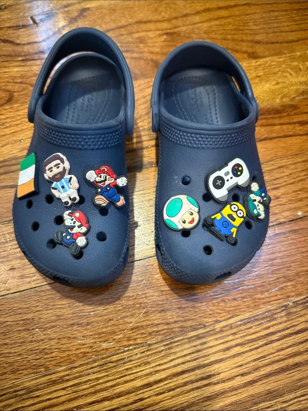 Kids Navy Blue Crocs